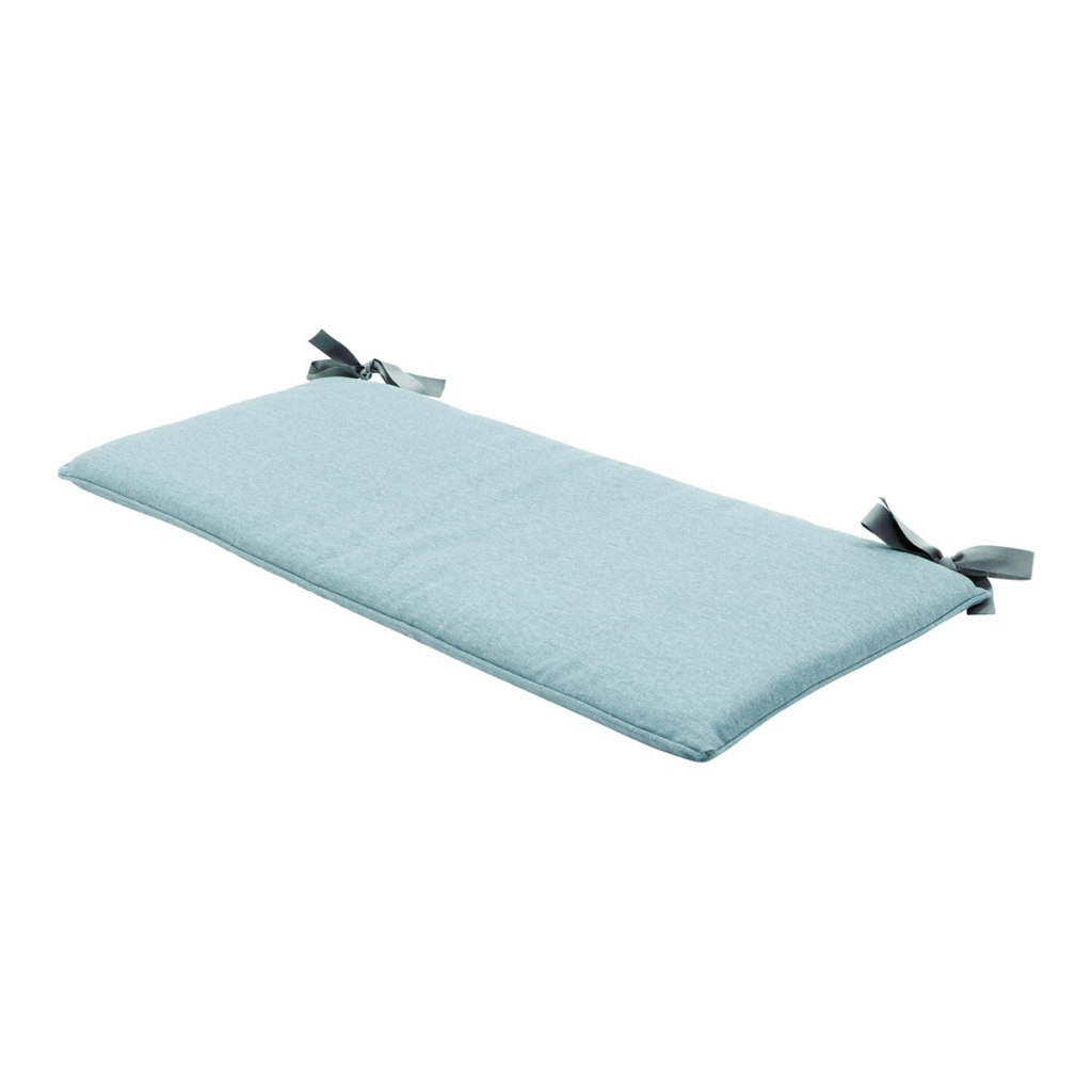 Bench cushion ca.(150)140x48cm aqua canvas eco+