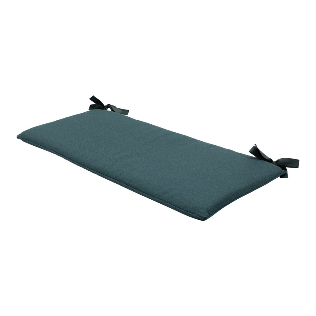 Bench cushion ca.(180)170x48cm Sea blue canvas eco+