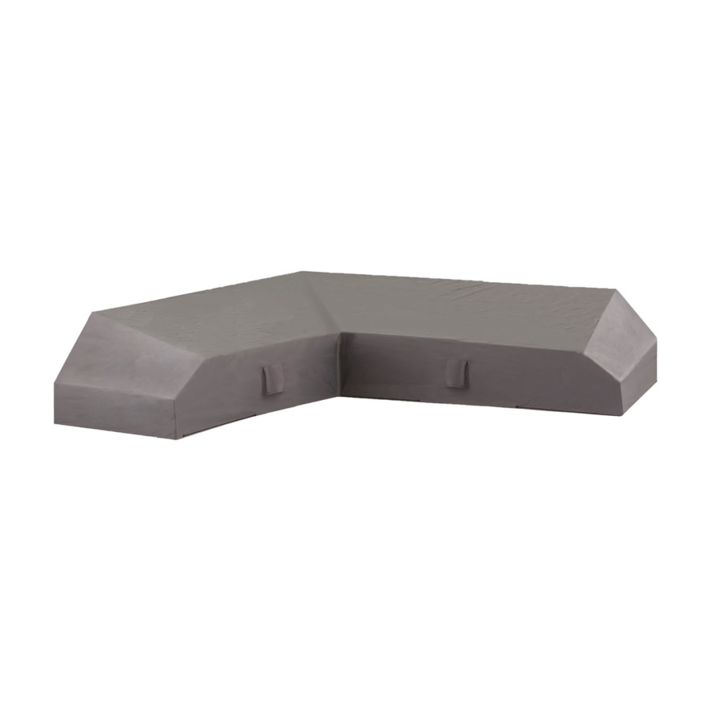Lounge L-shape 255x90x70/30 Grey – WR 160gr. grade 6