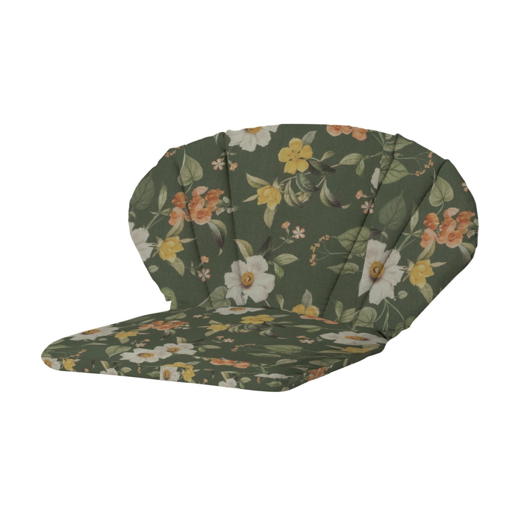 Elegance/Toledo chair cushion ca.77x48cm O+ Julliete green