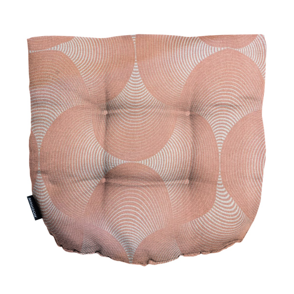 Wicker Flex ca.46x46cm Outdoor WR Napels rondo salmone