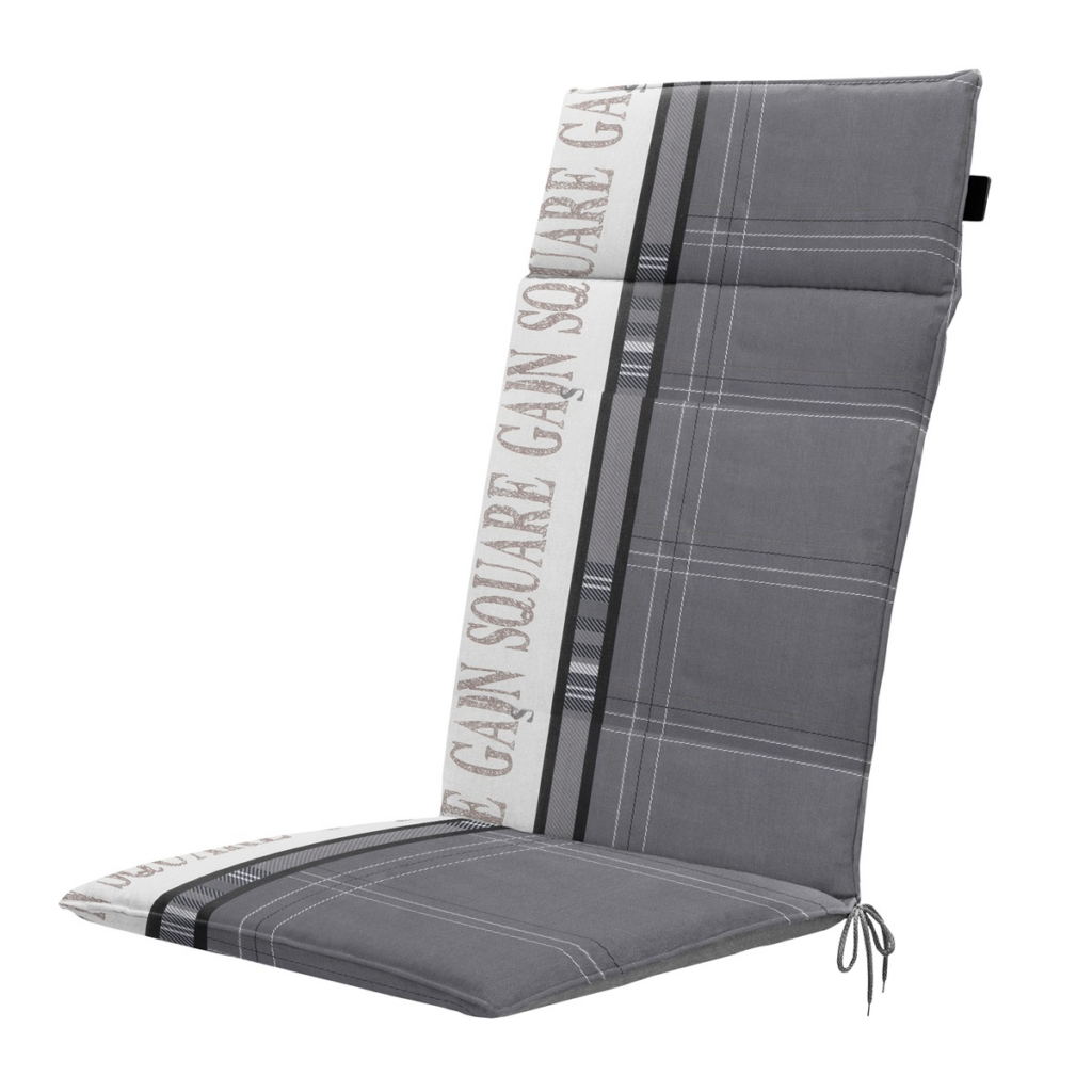 High back universal ca.120x50cm Madison garden grey