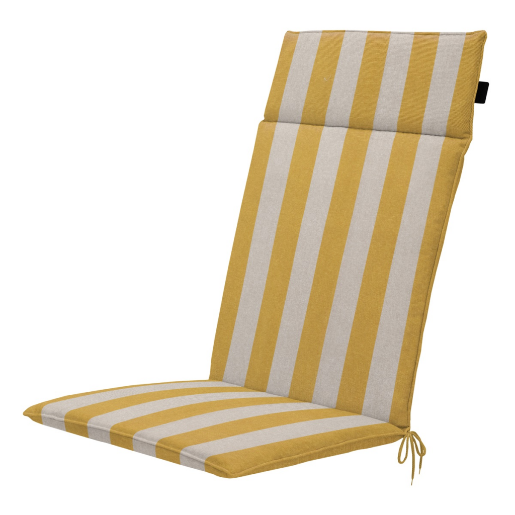 High back universal ca.120x50cm Amora mustard