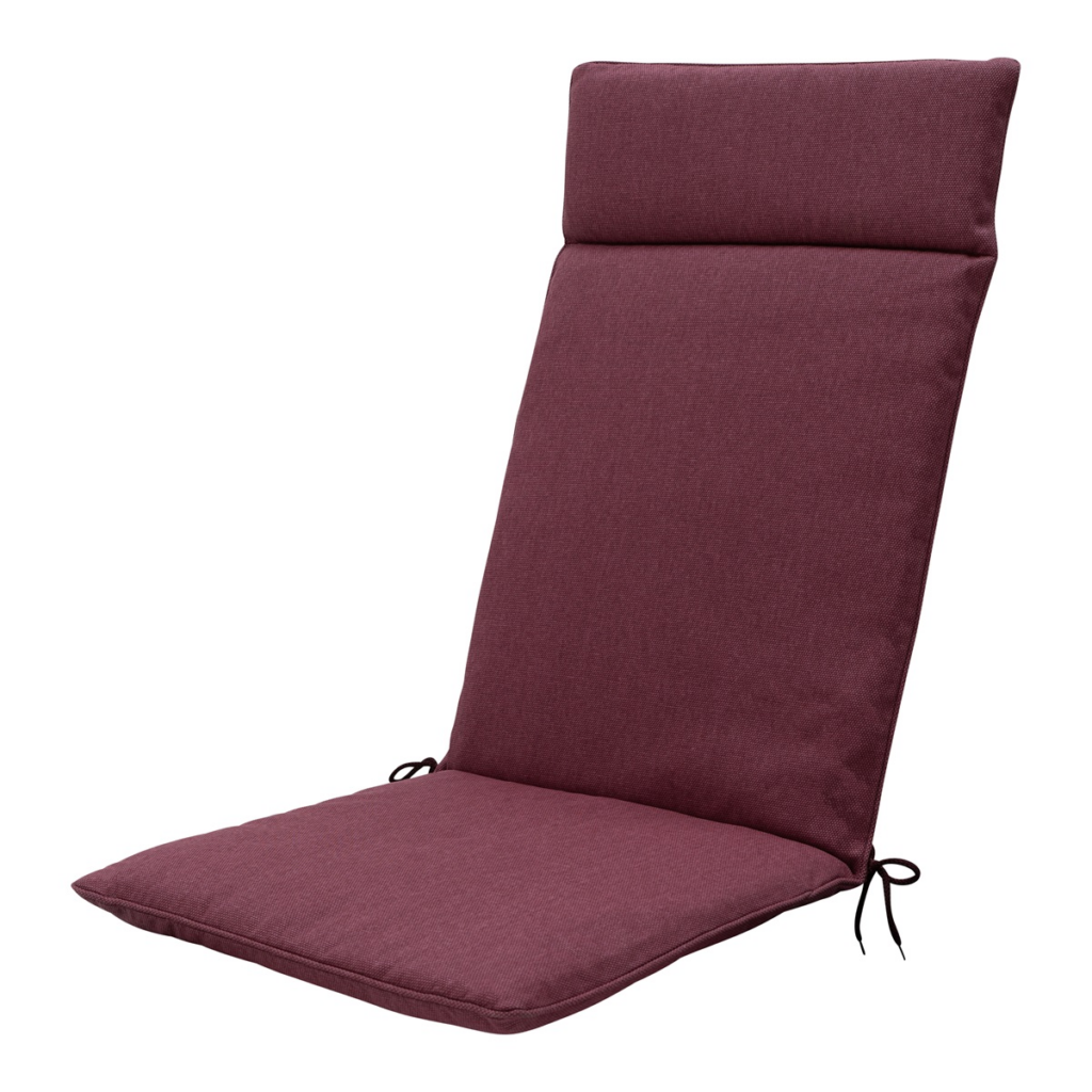 High back universal ca.120x50cm Bordeaux canvas eco+