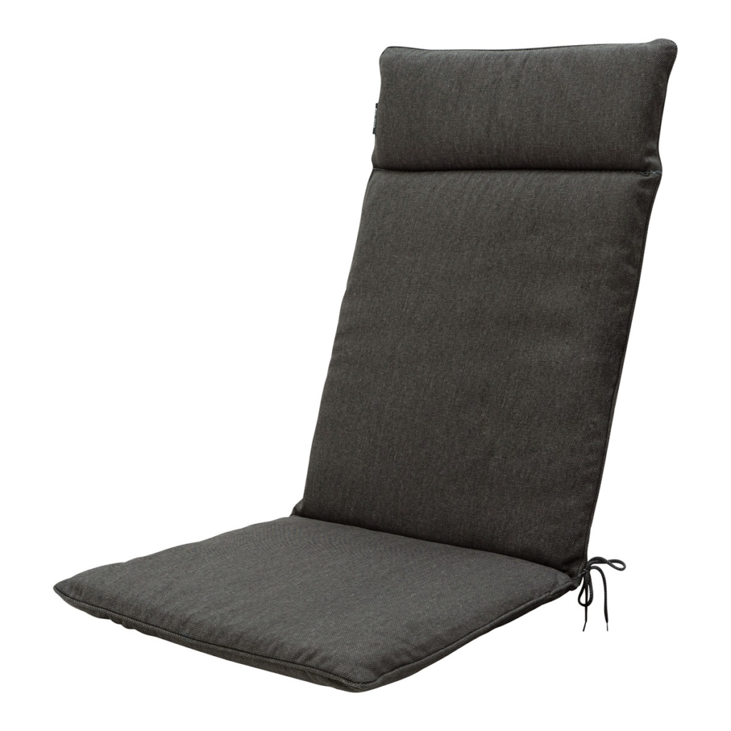 High back universal ca.120x50cm Dark grey canvas eco+