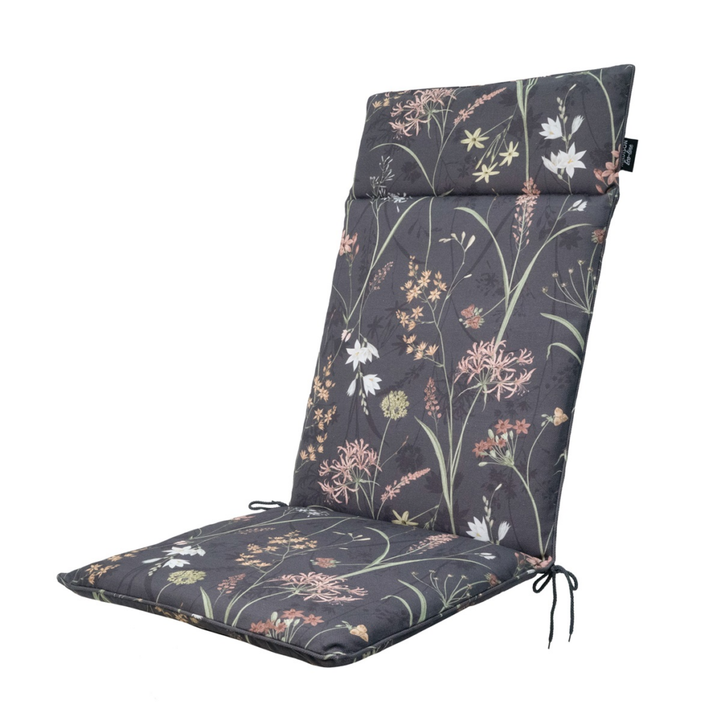 High back universal ca.120x50cm Donna grey canvas eco+