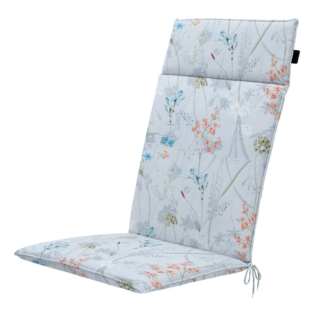High back universal ca.120x50cm Donna azure canvas eco+