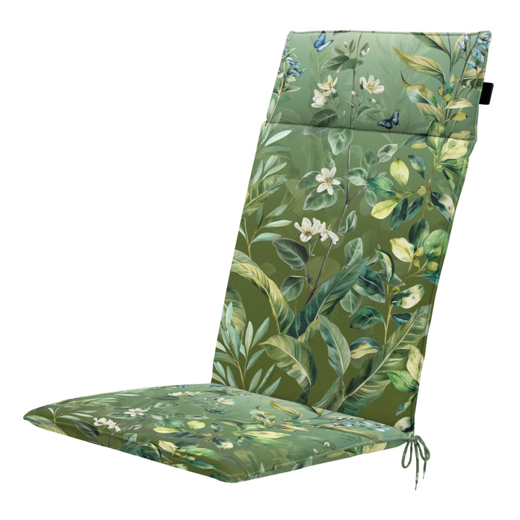 High back universal ca.120x50cm Outdoor+ Elisa green