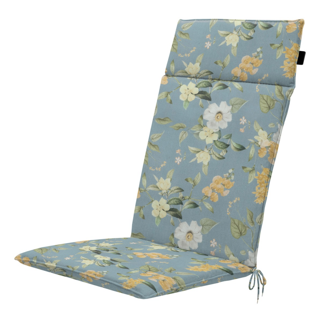 High back universal ca.120x50cm Outdoor+ Julliete azure