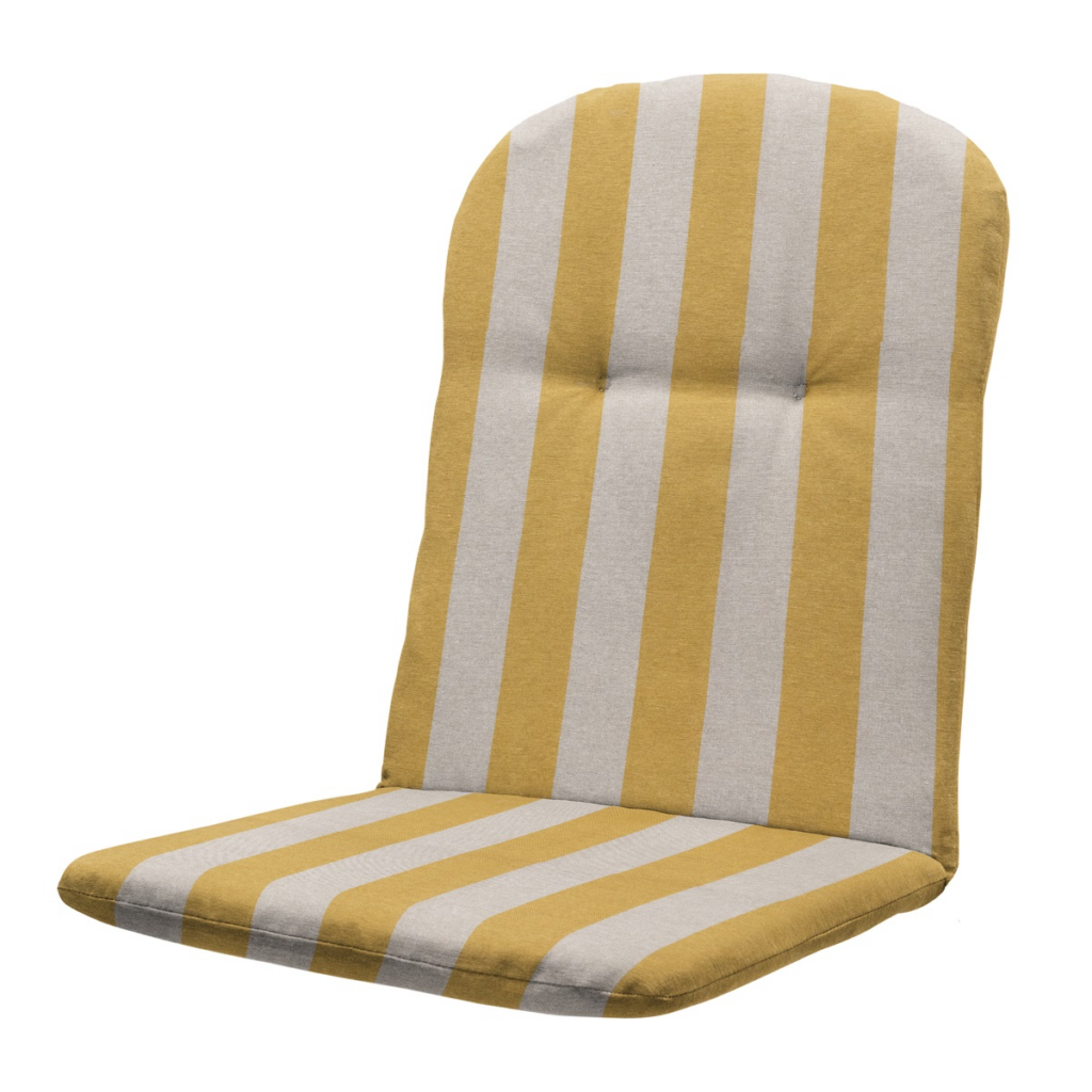 Bucket seat high ca.96x45cm Amora mustard