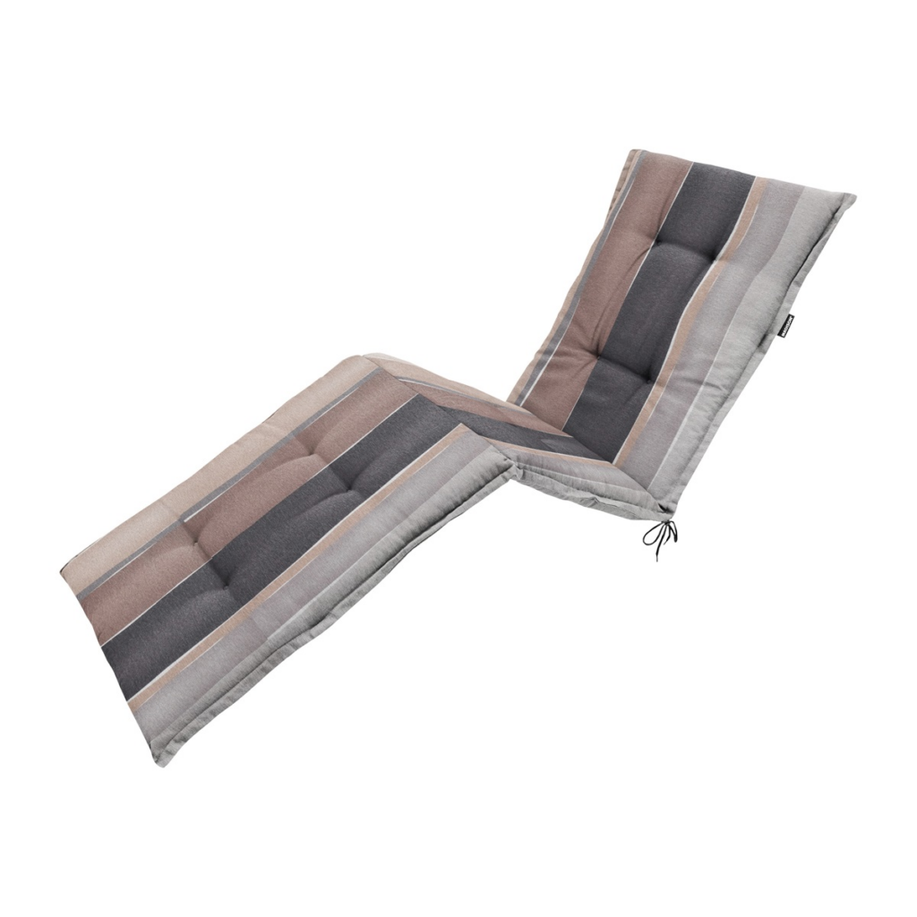 Sunlounger cushion ca.200x65cm Nox dust