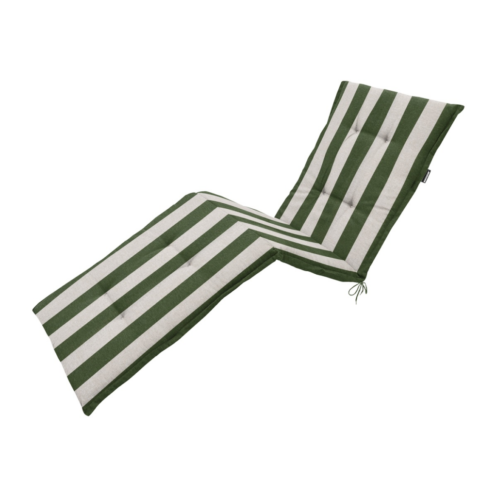 Sunlounger cushion ca.200x65cm Amora green