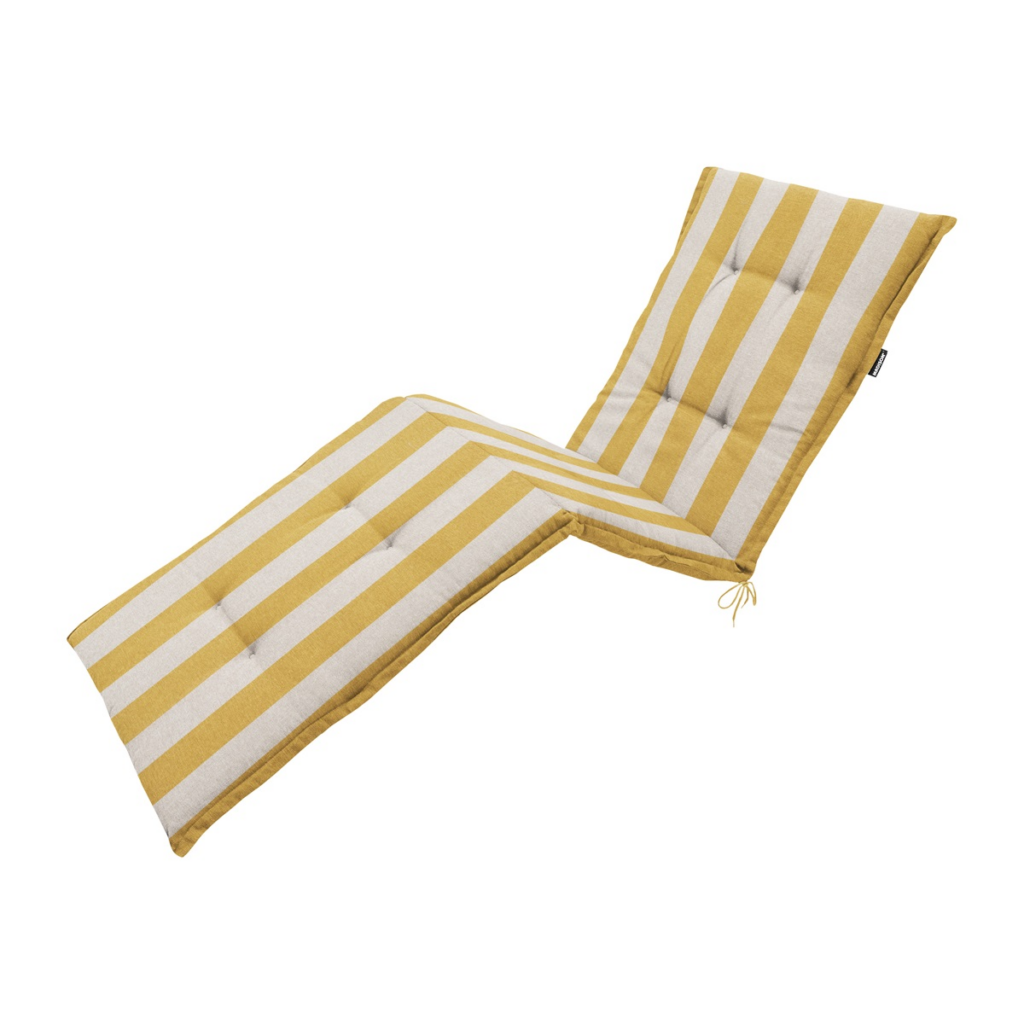 Sunlounger cushion ca.200x65cm Amora mustard
