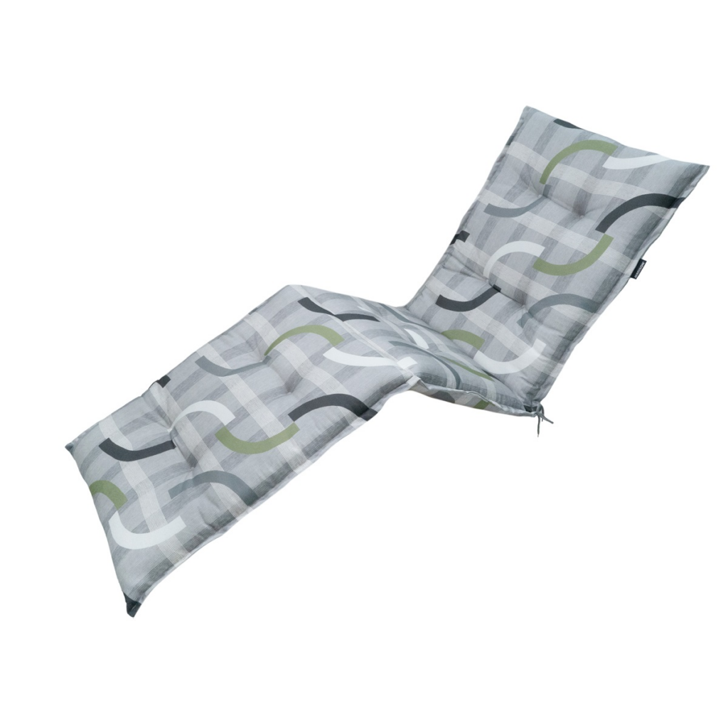 Sunlounger cushion ca.200x65cm Tess sage