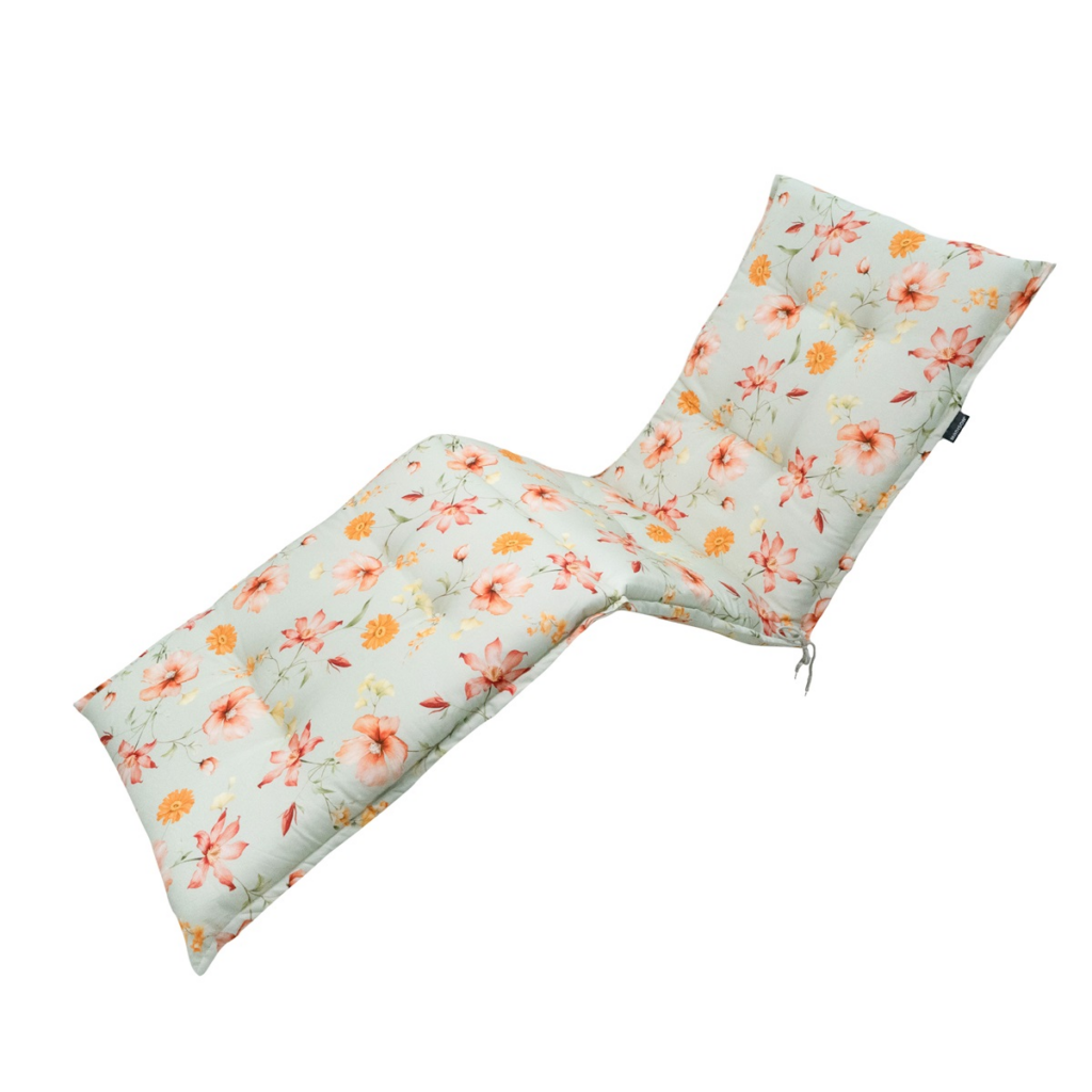 Sunlounger cushion ca.200x65cm Florina orange