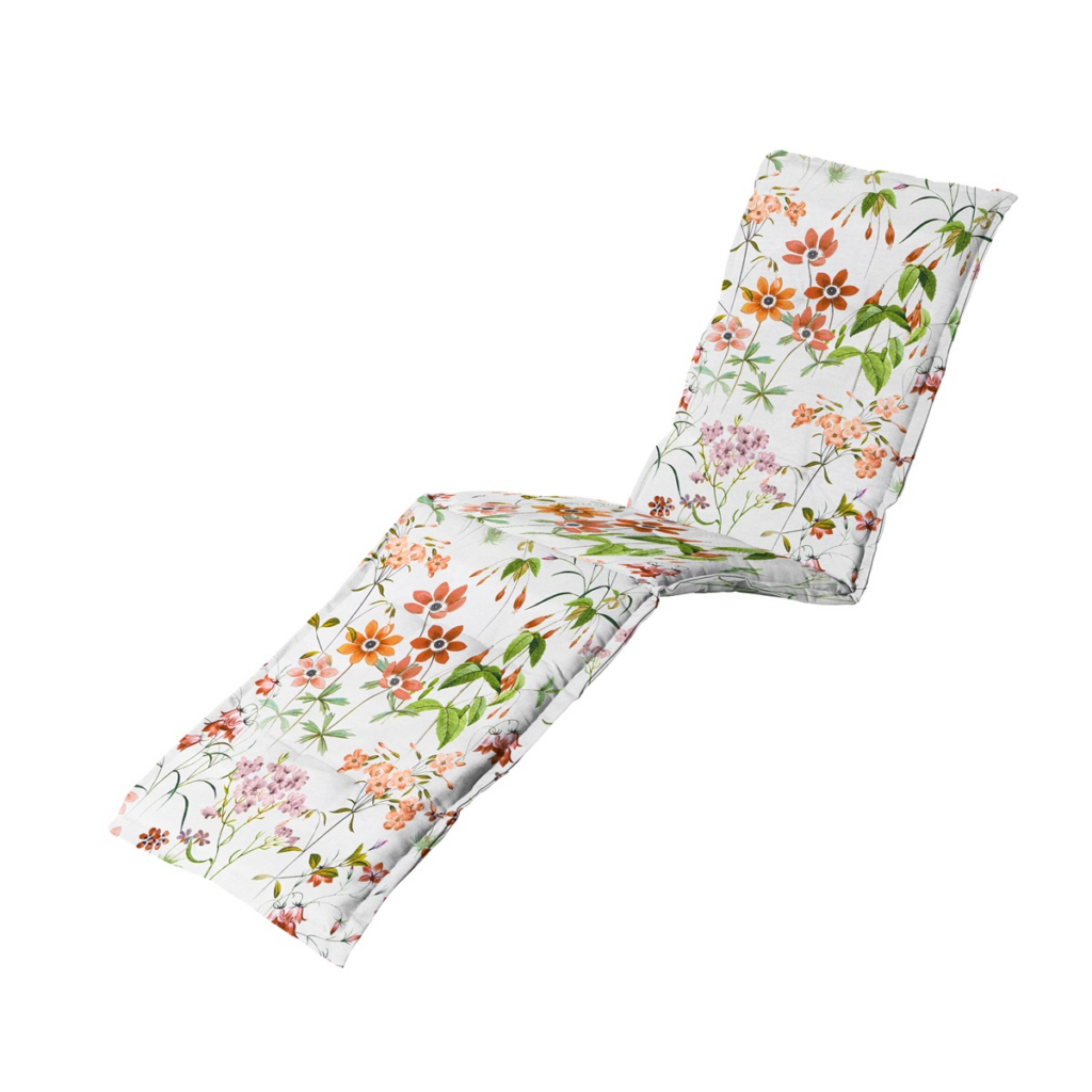 Sunlounger cushion ca.200x65cm Outdoor+ Milly natural