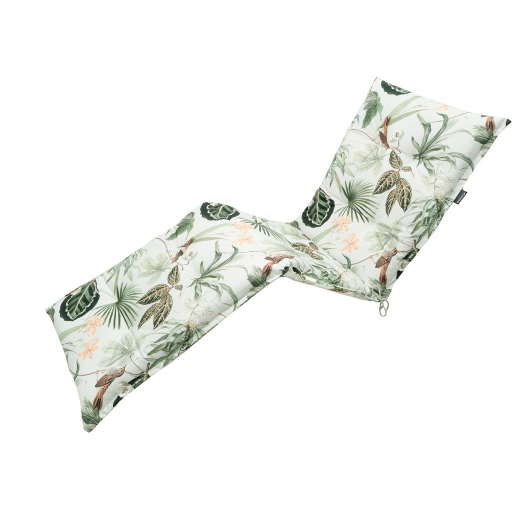 Sunlounger cushion ca.200x65cm Outdoor+ Grasse green