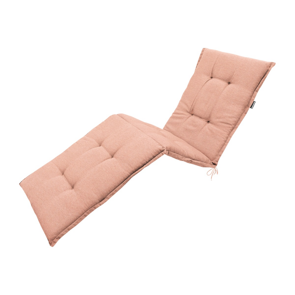 Sunlounger cushion ca.200x65cm Outdoor WR Napels salmone