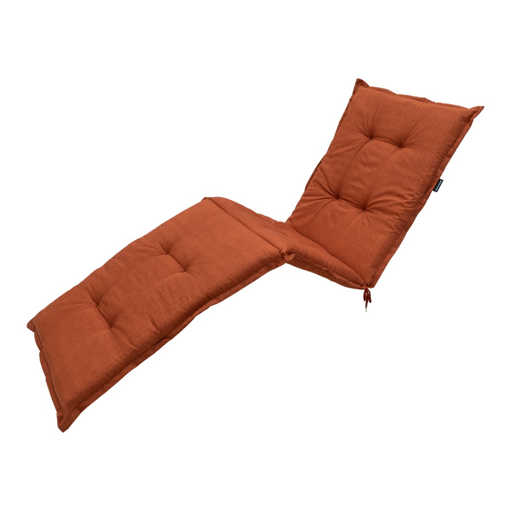 Sunlounger cushion ca.200x65cm Basic terra