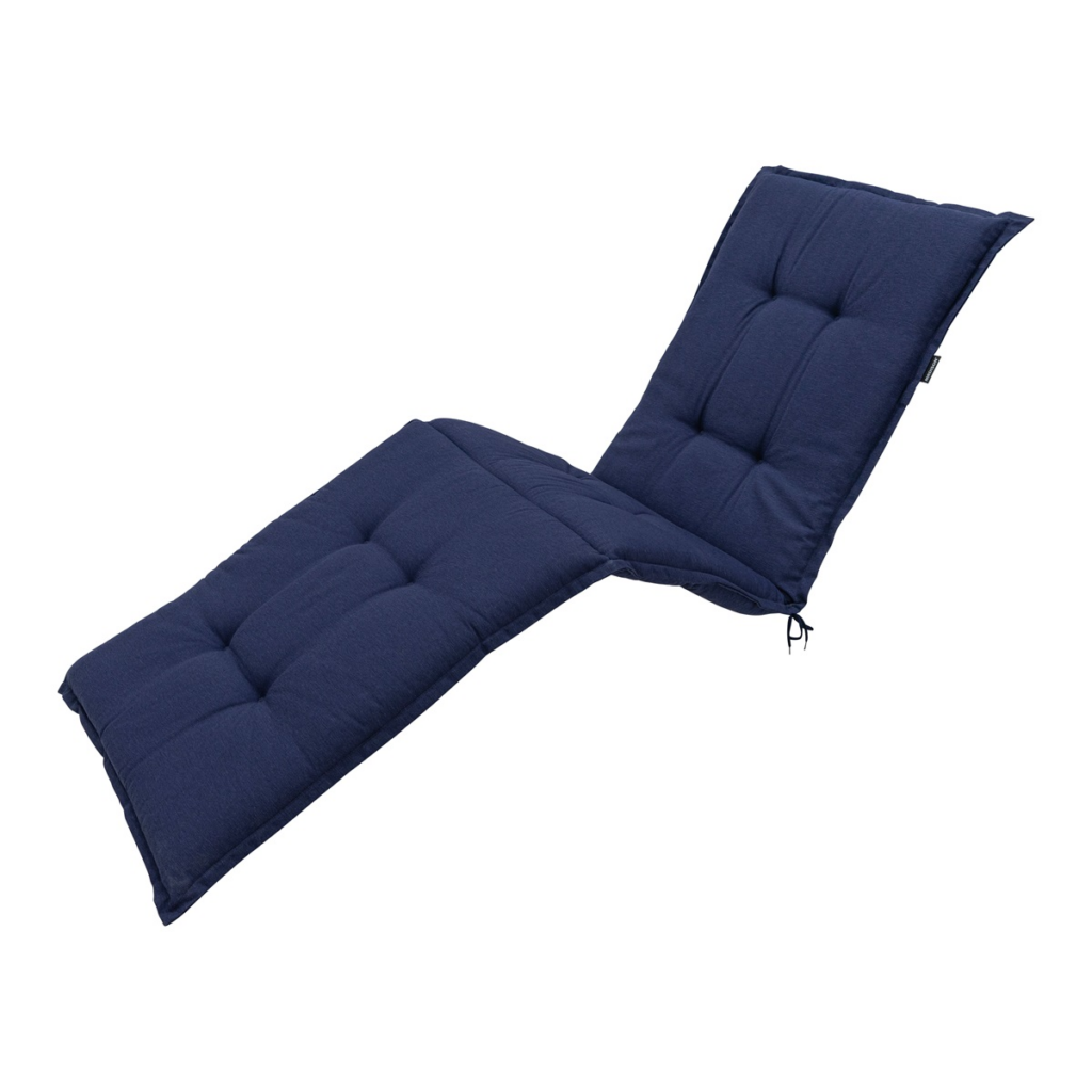 Sunlounger cushion ca.200x65cm Panama indigo