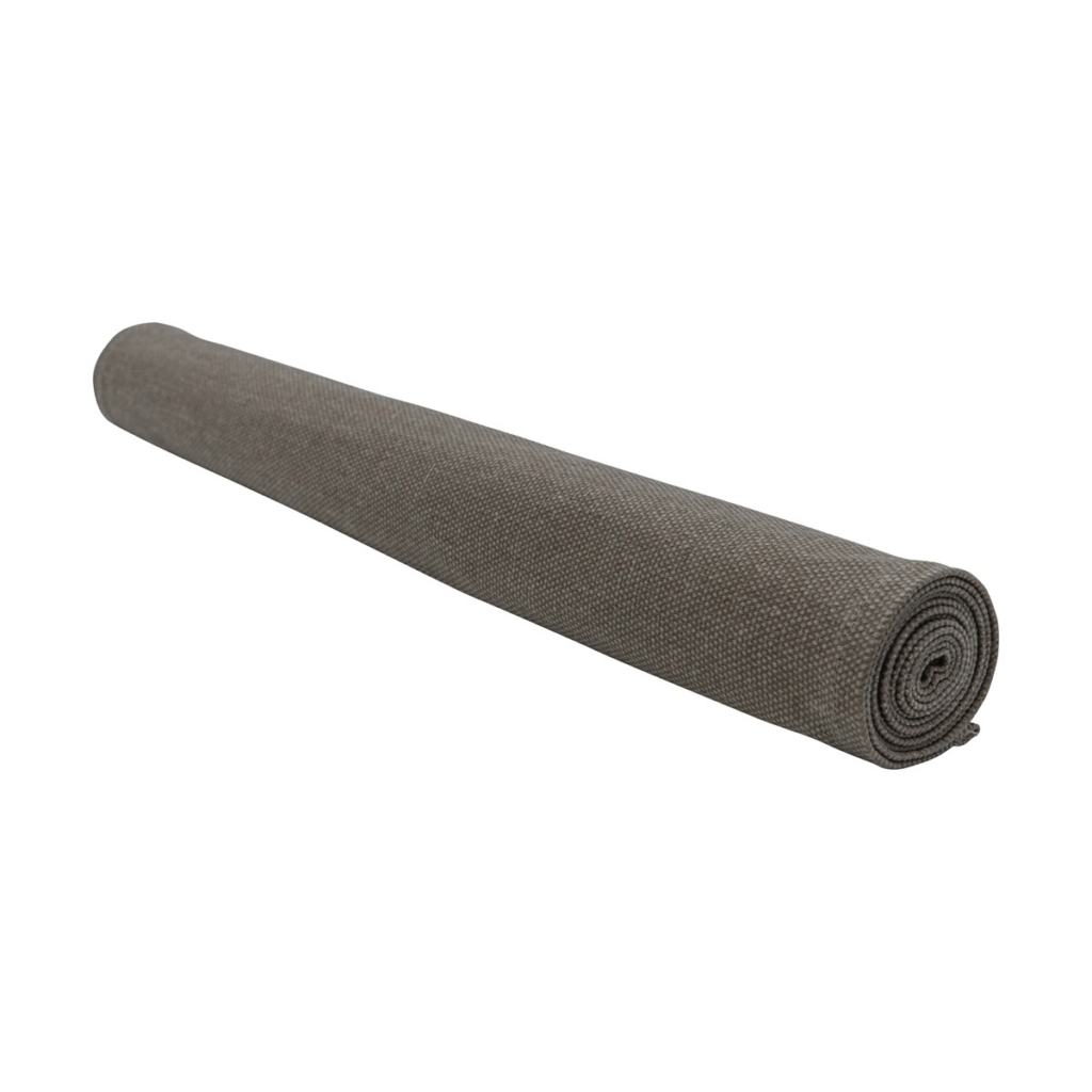 Table runner ca.140x50cm Taupe canvas eco+