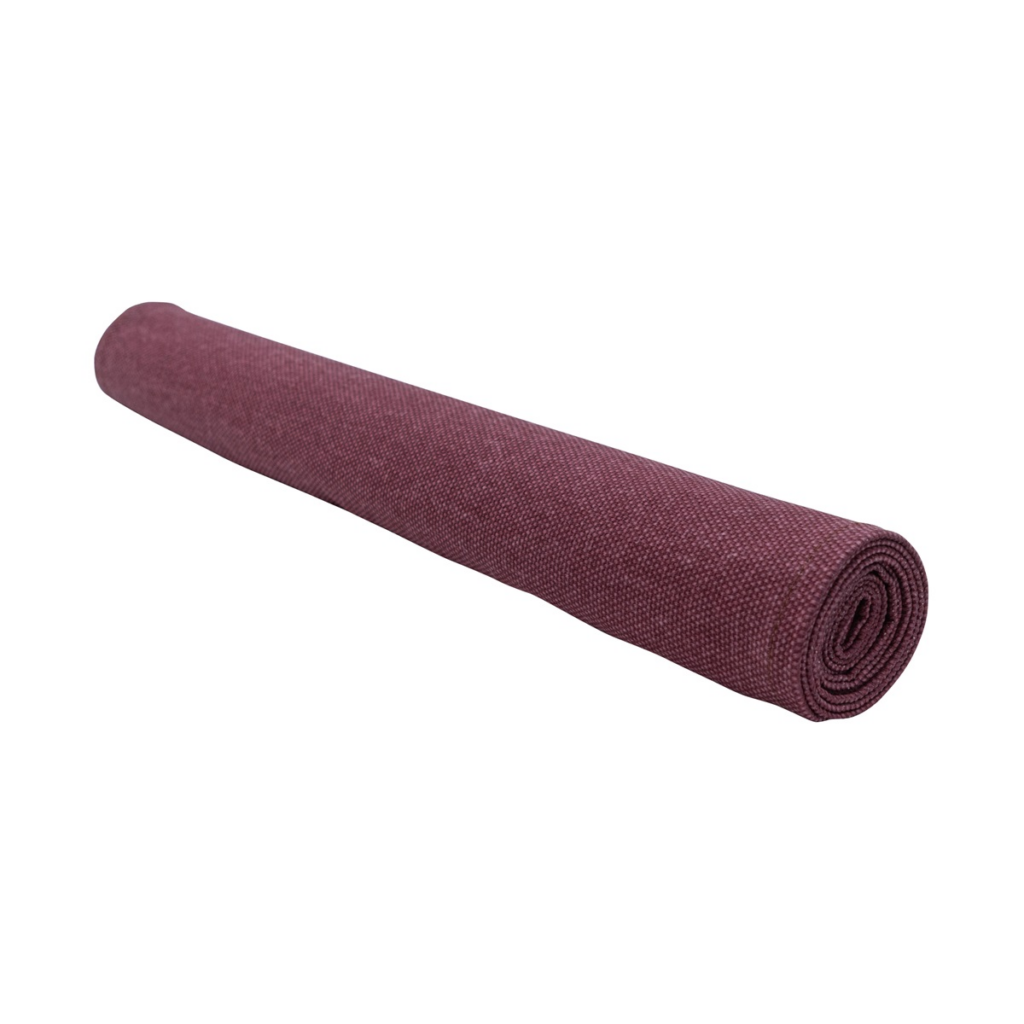 Table runner ca.140x50cm Bordeaux canvas eco+