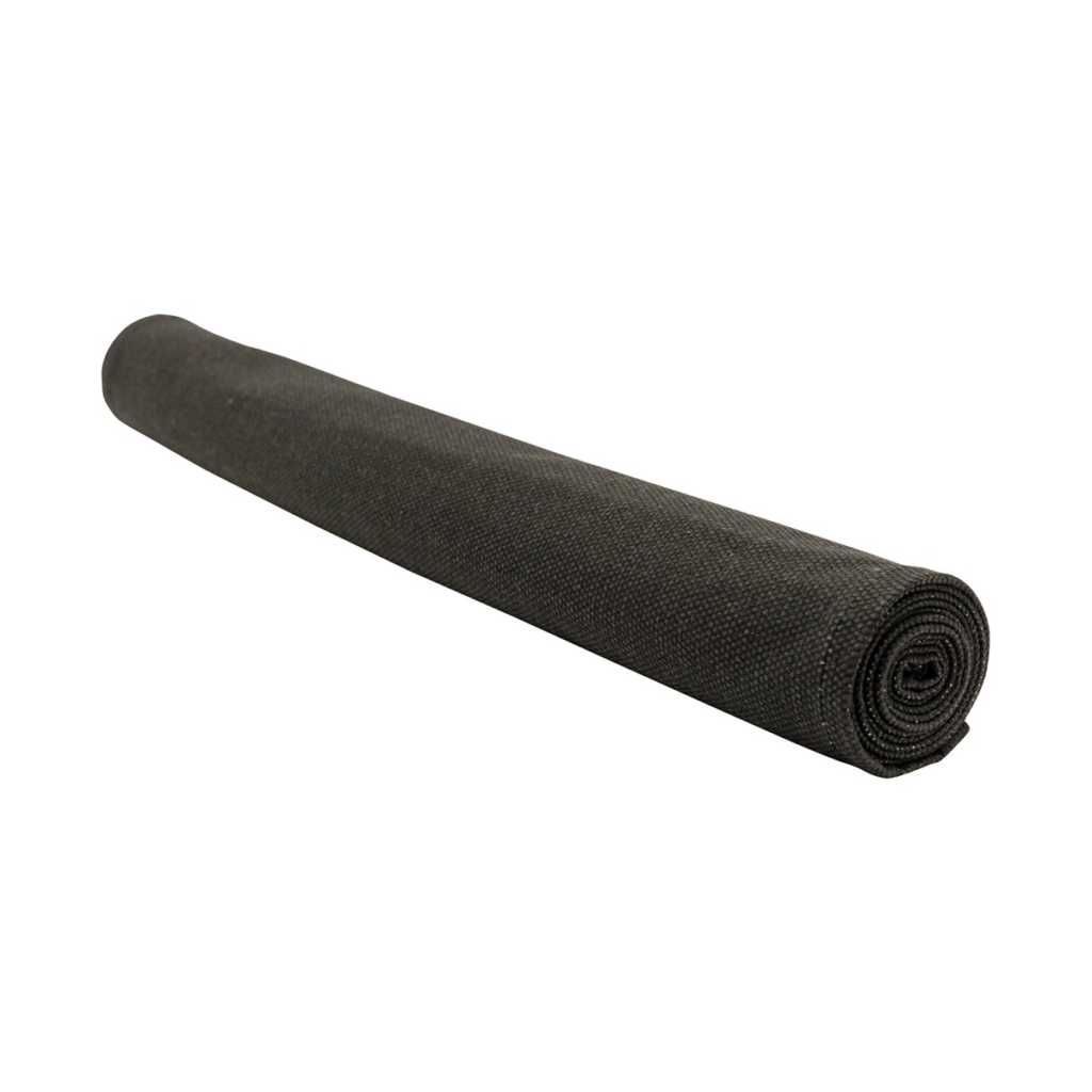 Table runner ca.140x50cm Dark grey canvas eco+