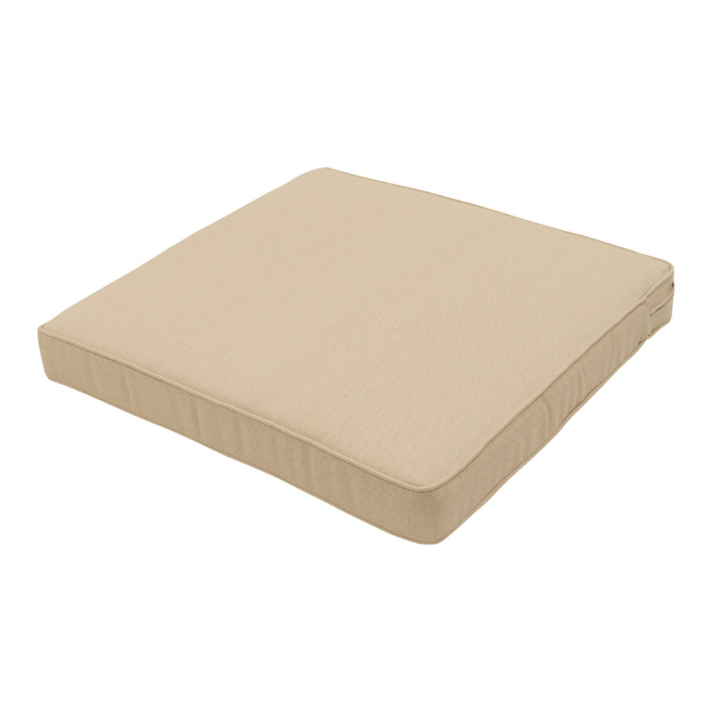 Seat cushion lounge ca.60x60cm Beige canvas eco+