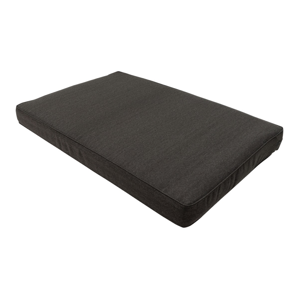 Pallet cushion lounge ca.120x80cm Dark grey canvas Eco+