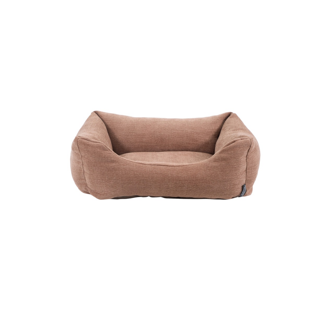 Dog bed washable ca.65x45x20cm Lins bronze