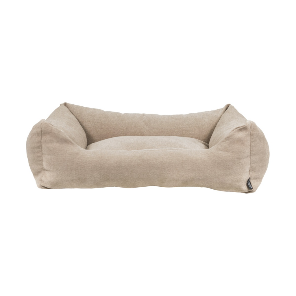 Dog bed washable ca.100x80x25cm Lins taupe