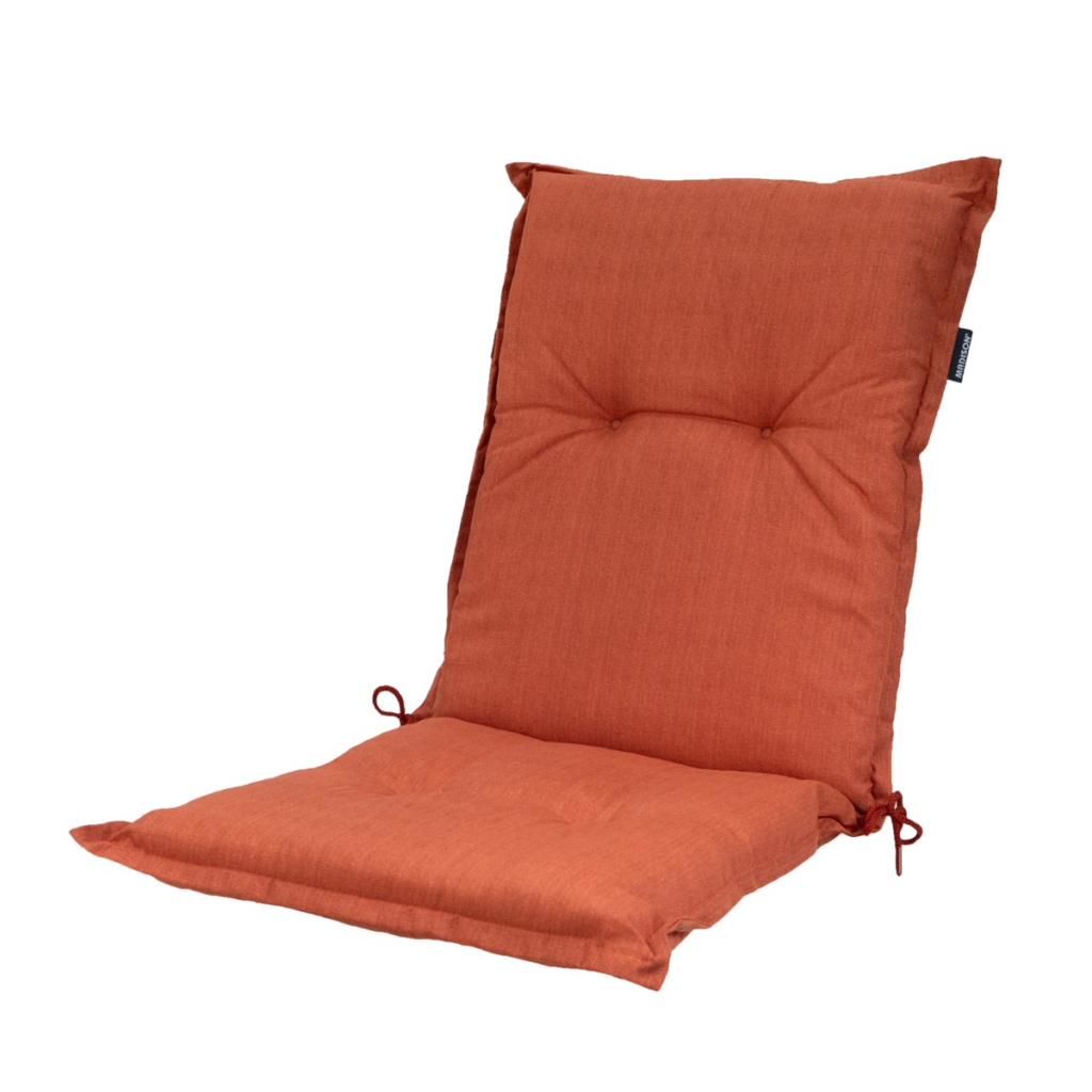 Low back cushion ca.105x50cm Basic terra