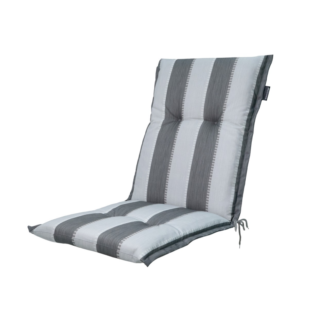 Low back cushion ca.105x50cm Banda grey