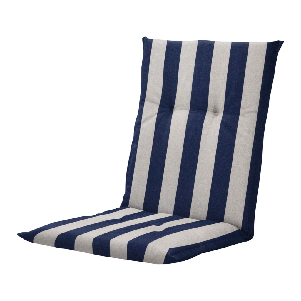Low back cushion ca.105x50cm Amora blue