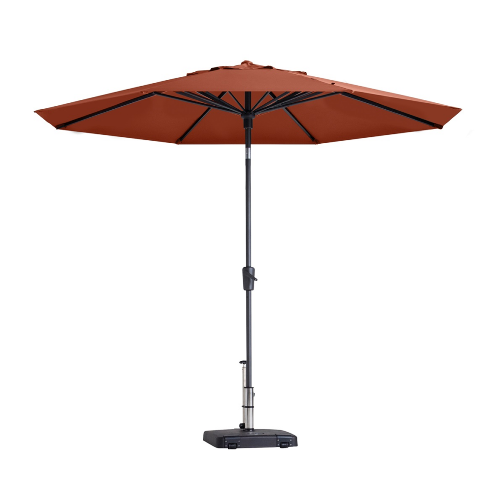 Parasol Paros II luxe 300cm auto tilt terra grade 6