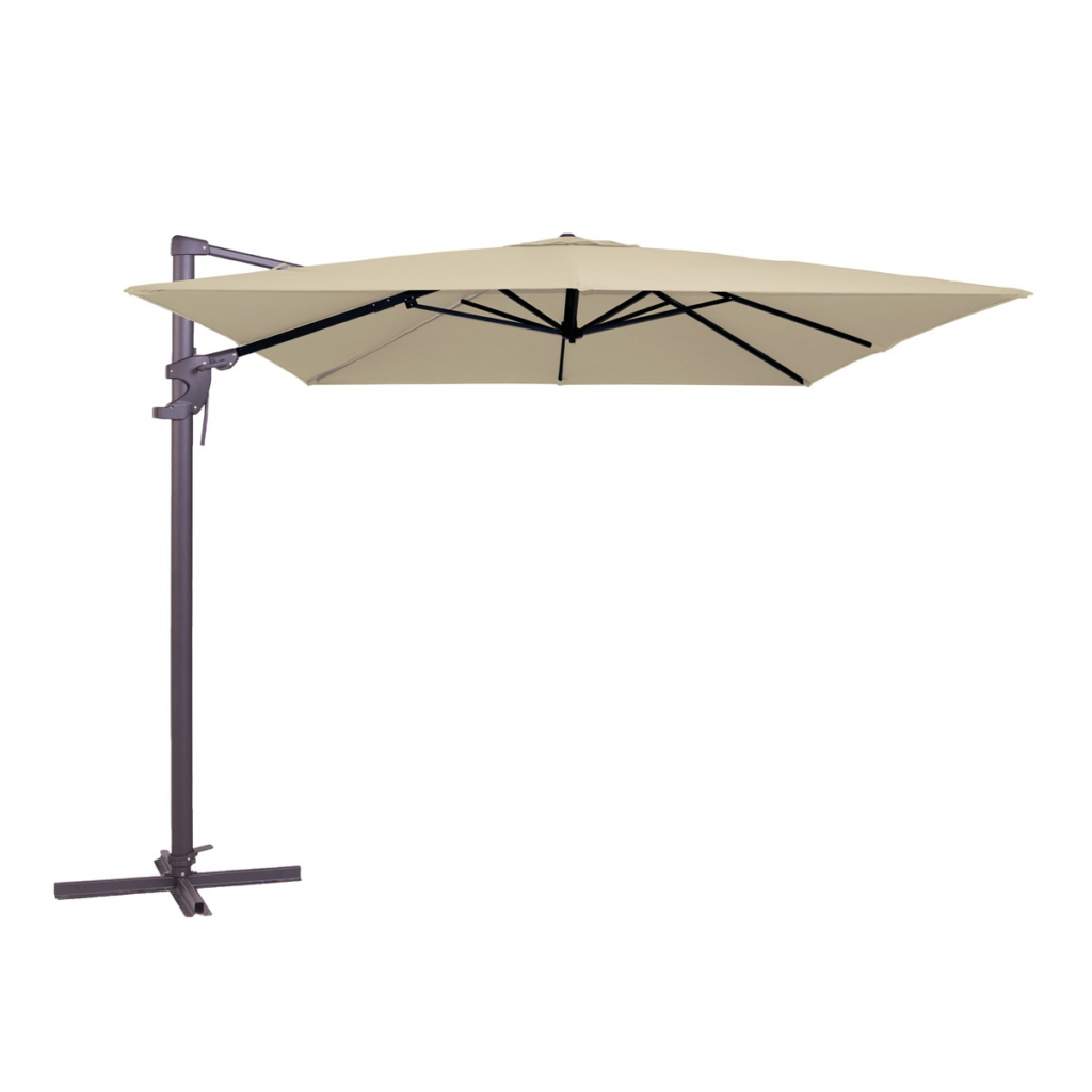 Parasol Monaco flex III 300x300cm PE ecru grade 6