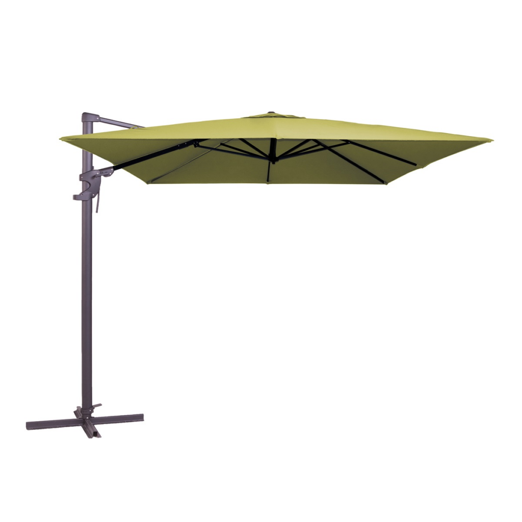 Parasol Monaco flex III 300x300cm PE sage grade 6