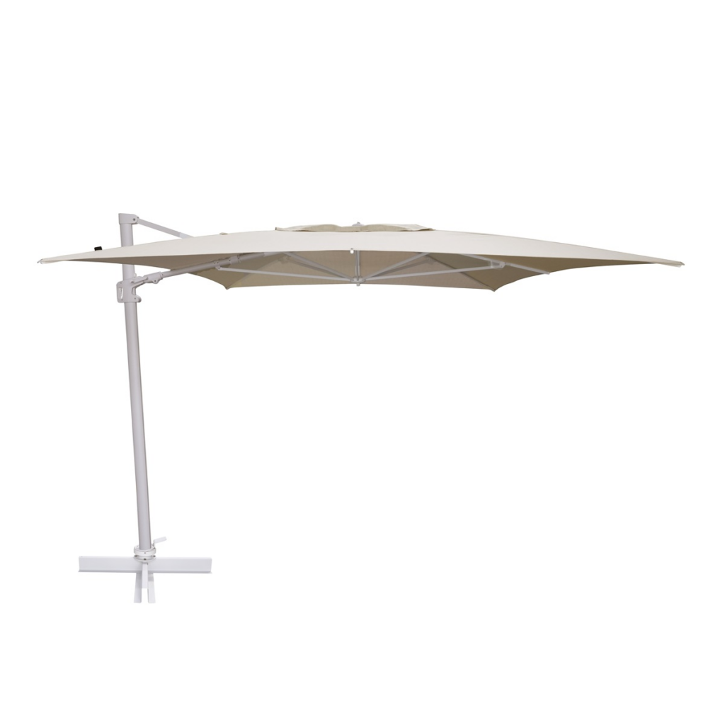 Parasol Athene 300x400cm L/R tilt SD Poly – Mellow champagne