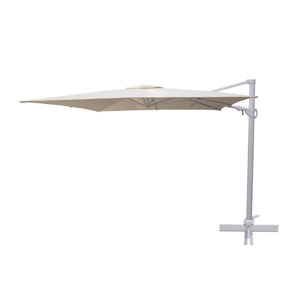 Parasol Parga 300x300cm SD Polyester – Mellow champagne