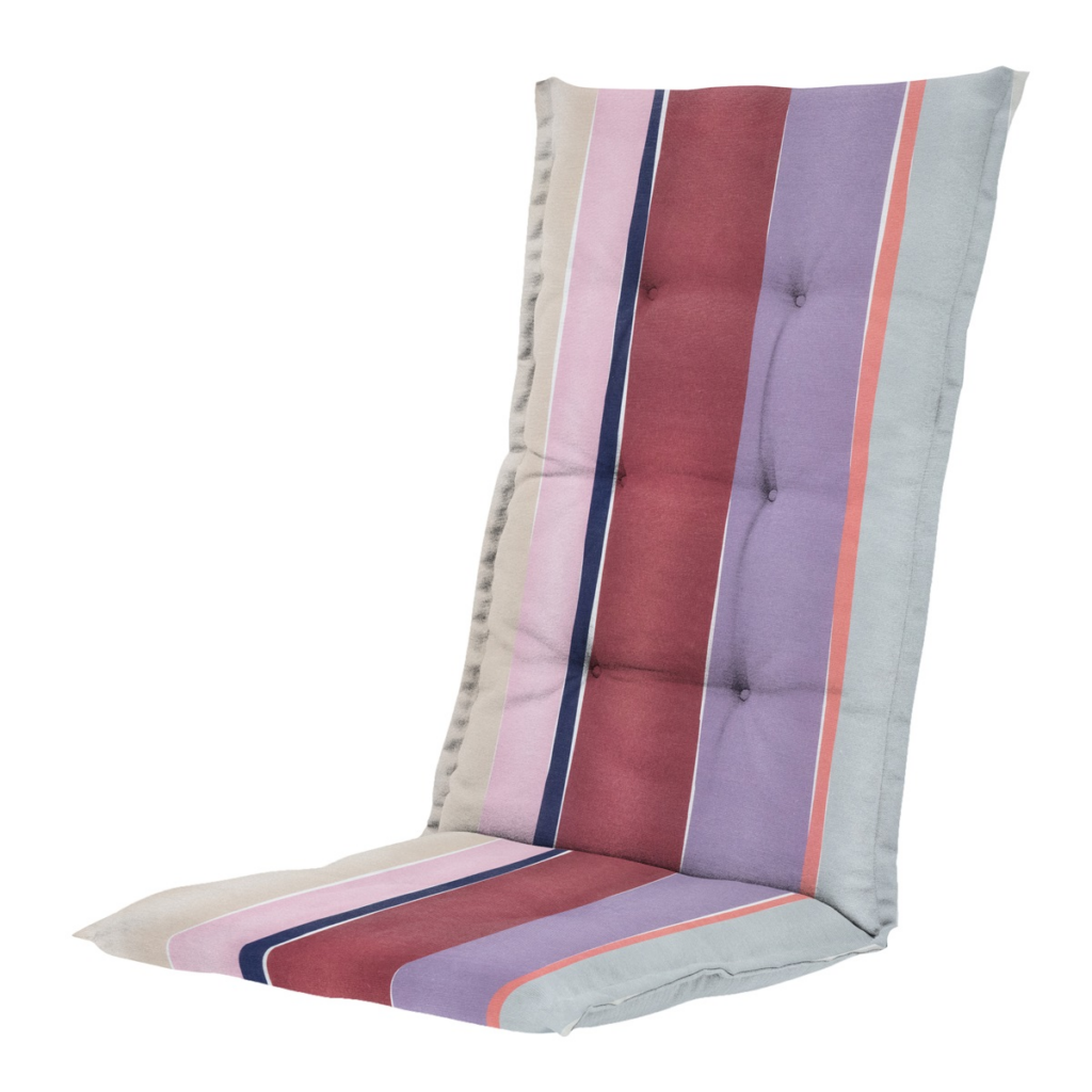 High back cushion ca.123x50cm Nox purple