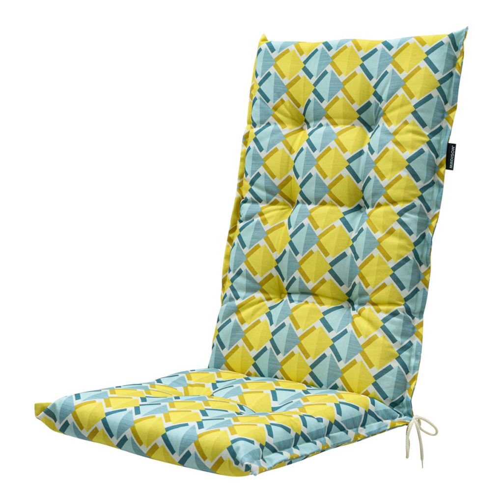 High back cushion ca.123x50cm Siem yellow