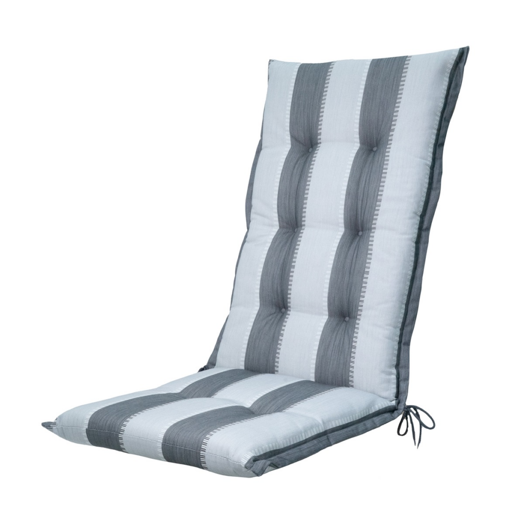High back cushion ca.123x50cm Banda grey