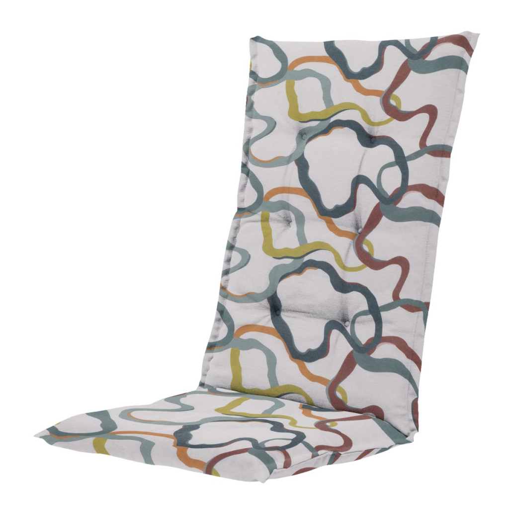 High back cushion ca.123x50cm Blaze green