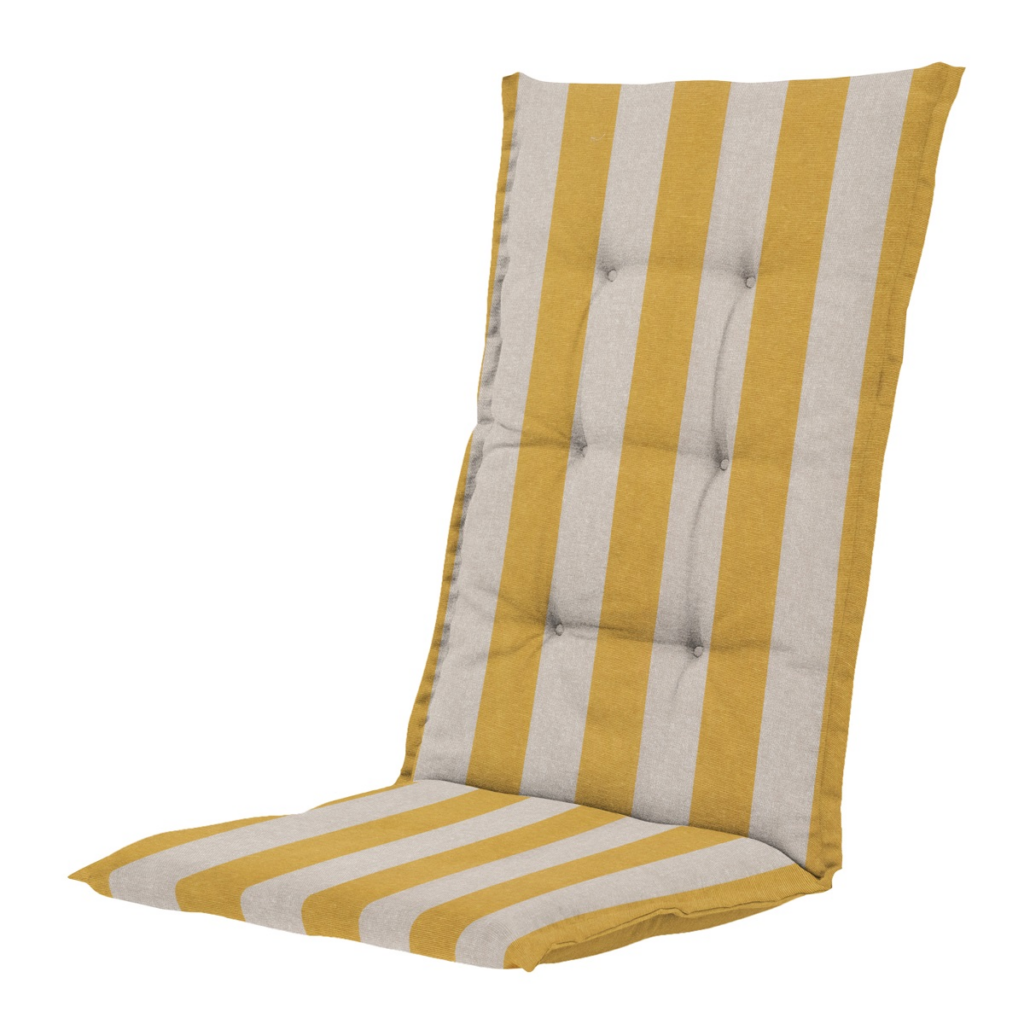 High back cushion ca.123x50cm Amora mustard