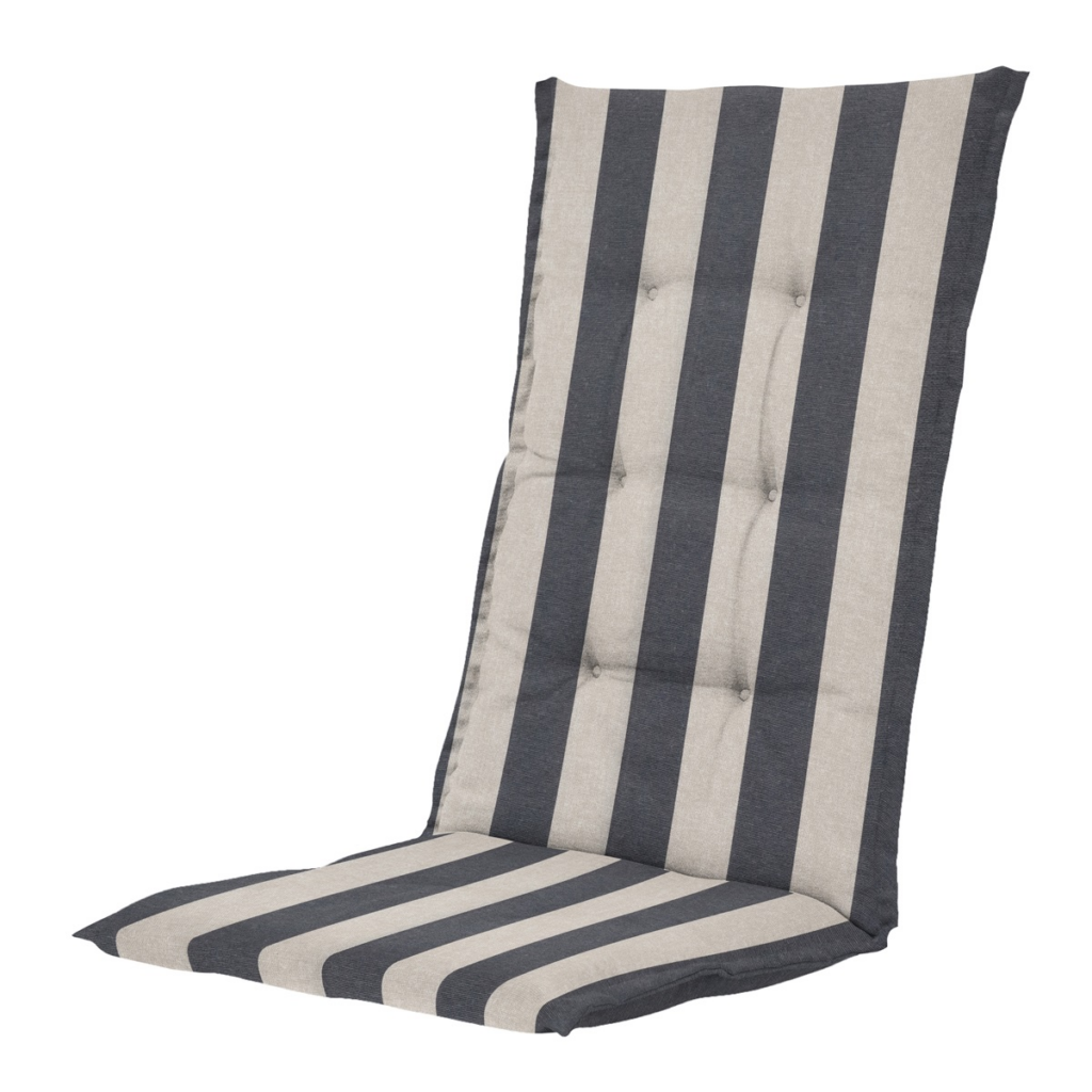 High back cushion ca.123x50cm Amora grey