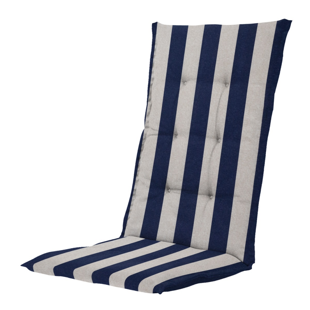 High back cushion ca.123x50cm Amora blue