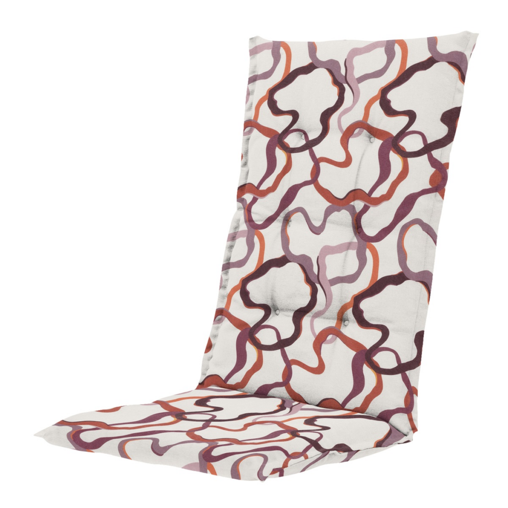 High back cushion ca.123x50cm Blaze purple