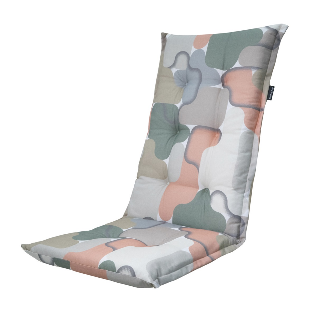 High back cushion ca.123x50cm Grafi salmone