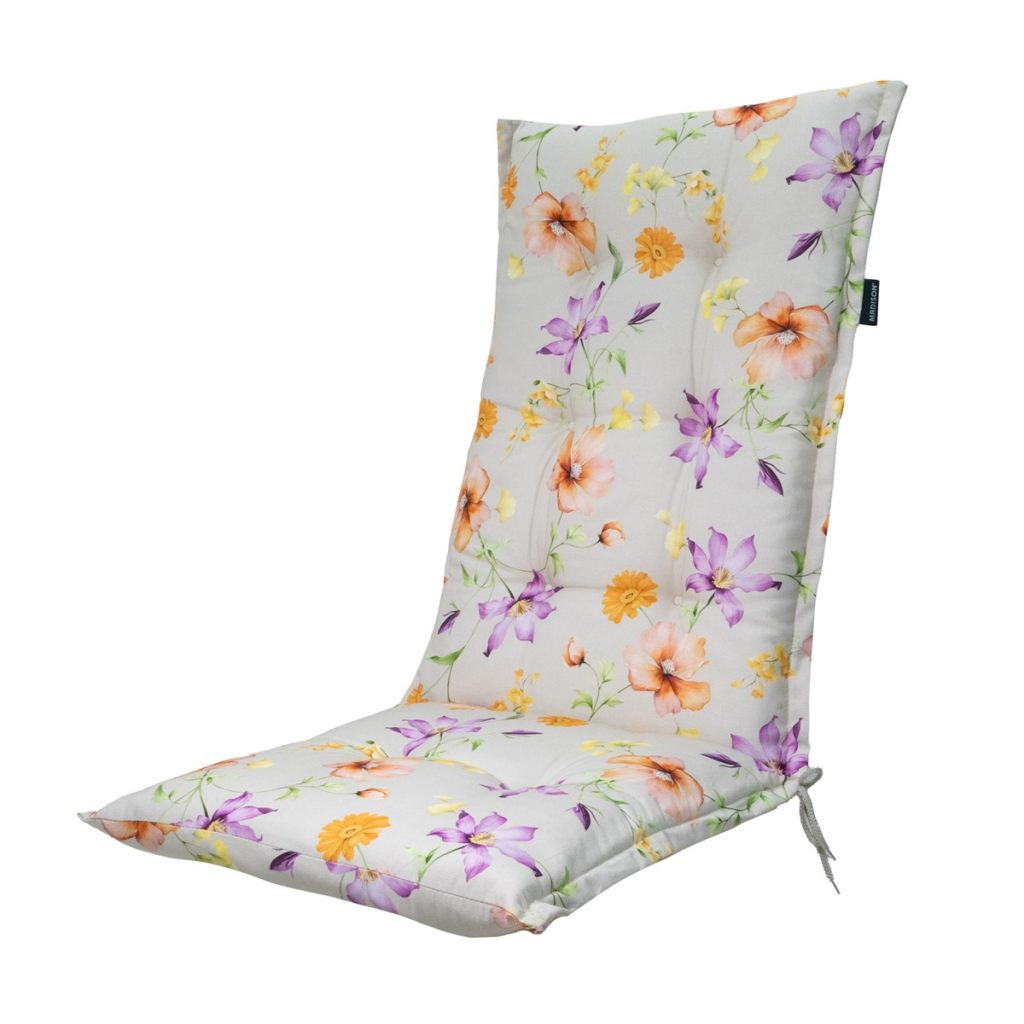 High back cushion ca.123x50cm Florina purple
