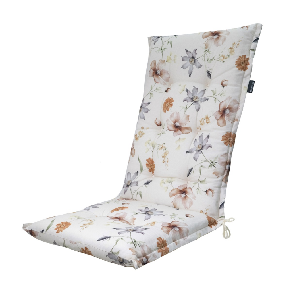 High back cushion ca.123x50cm Florina natural